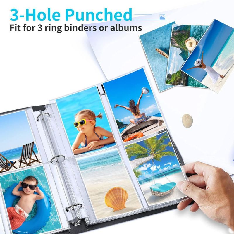 Fundas para fotos Fabmaker 35 × 5 cm (paquete de 30) 240 fotos