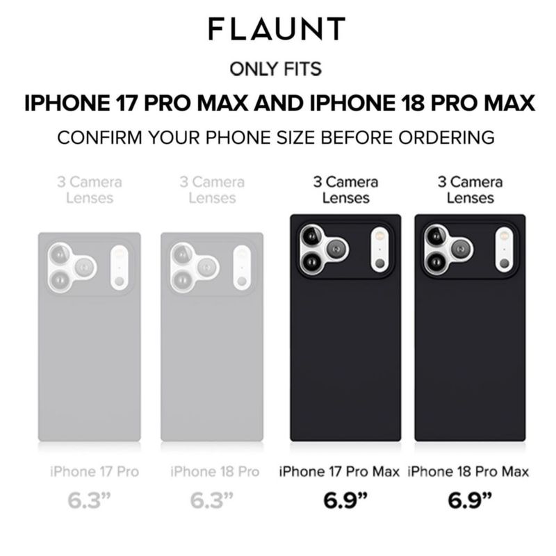 Funda FLAUNT para iPhone 18 Pro Max – Tortuga Rubia