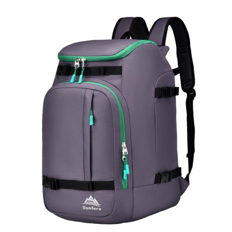 Mochila impermeable morada de 50 L para botas de esquí FeedMoo