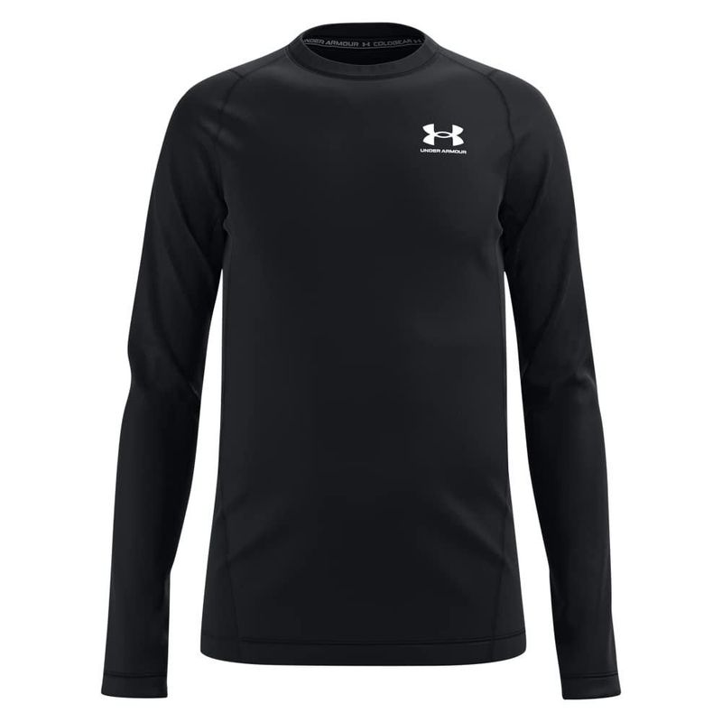 CAMISETA de manga larga ColdGear Armour para niños Under Armour - Negro 001 (YMD)