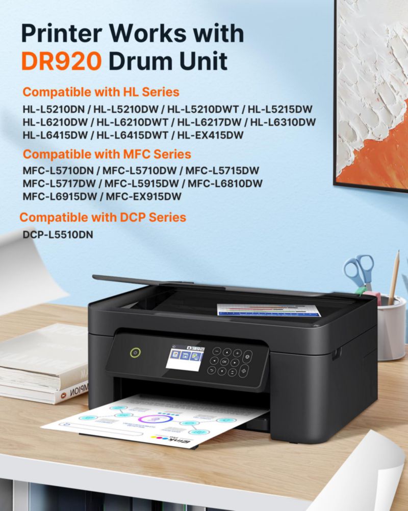 Cartucho de tóner E‑Z Ink Pro TN920XL (paquete de 4) con chip
