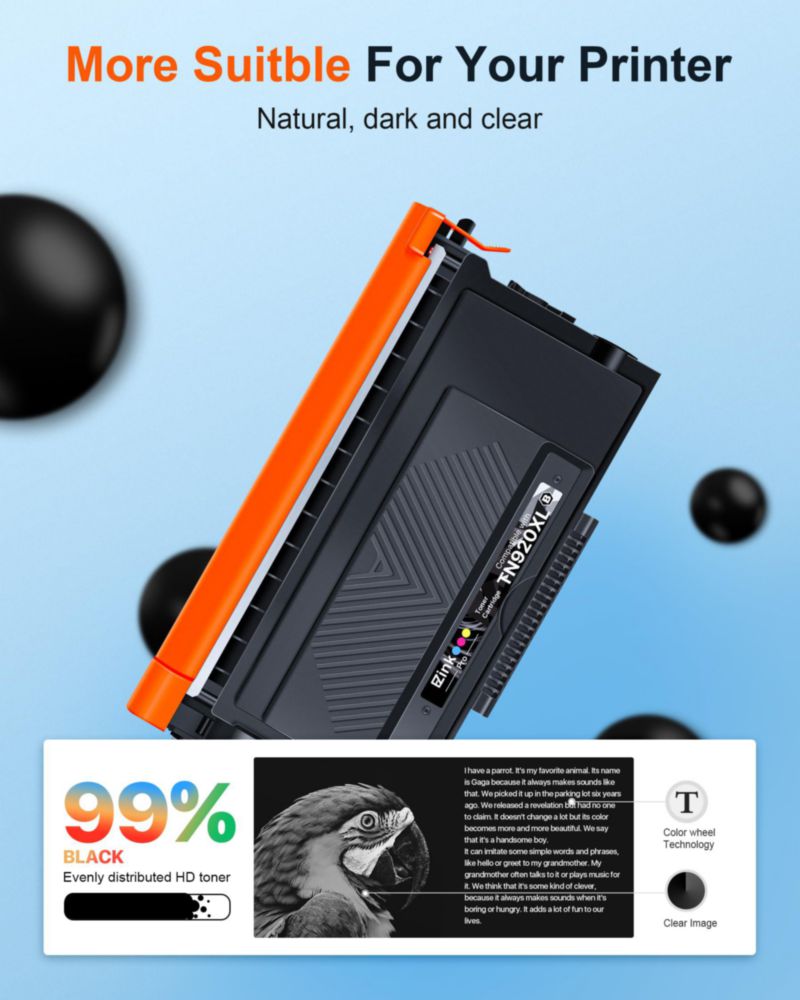 Cartucho de tóner E‑Z Ink Pro TN920XL (paquete de 4) con chip