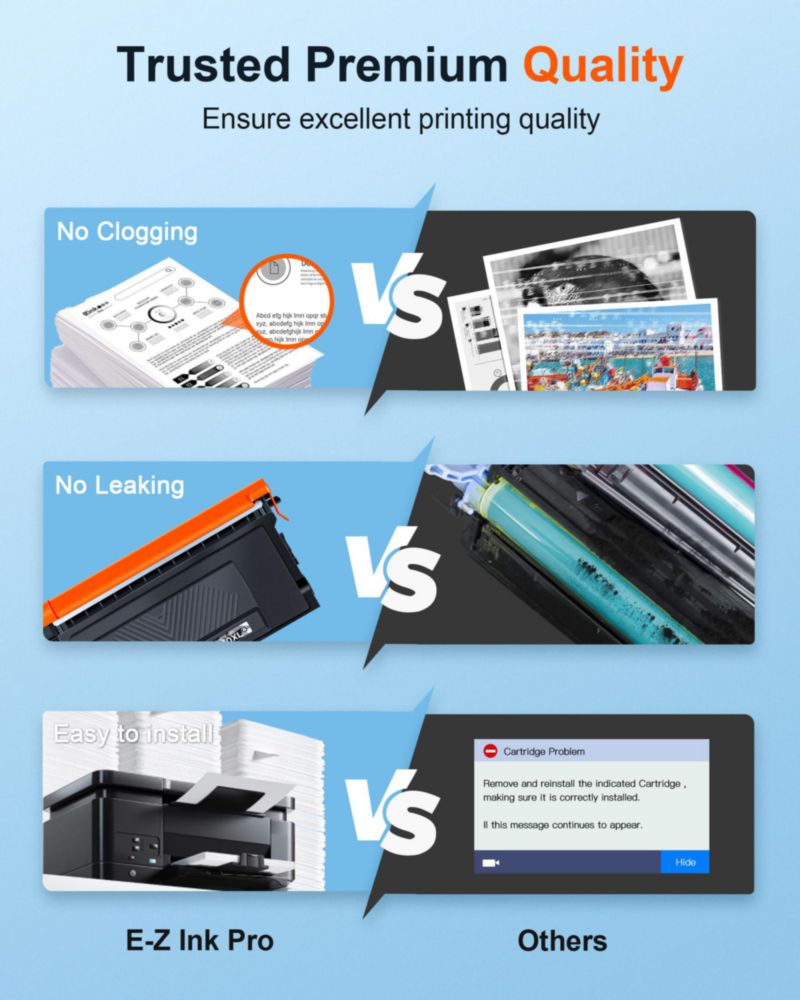 Cartucho de tóner E‑Z Ink Pro TN920XL (paquete de 4) con chip