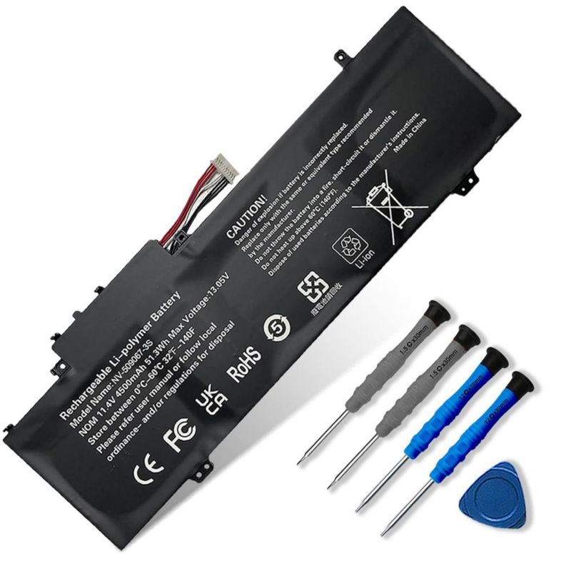 Batería de portátil Dentsing NV-509067-3S 513 Wh 114 V