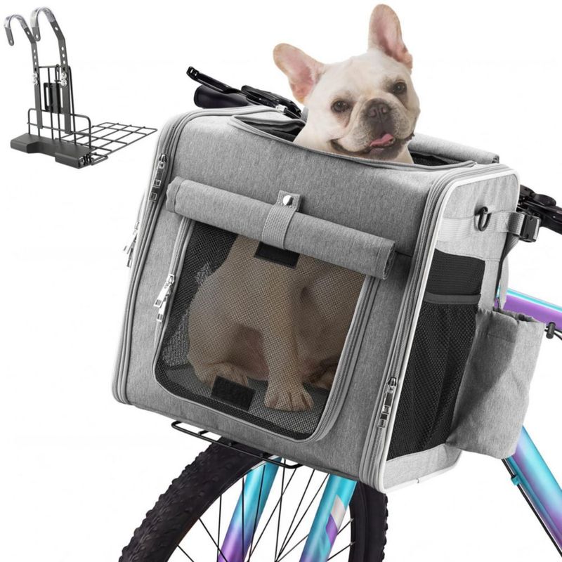 Cesta para Bicicleta Ramalto para Mascotas de 10 kg Expandible