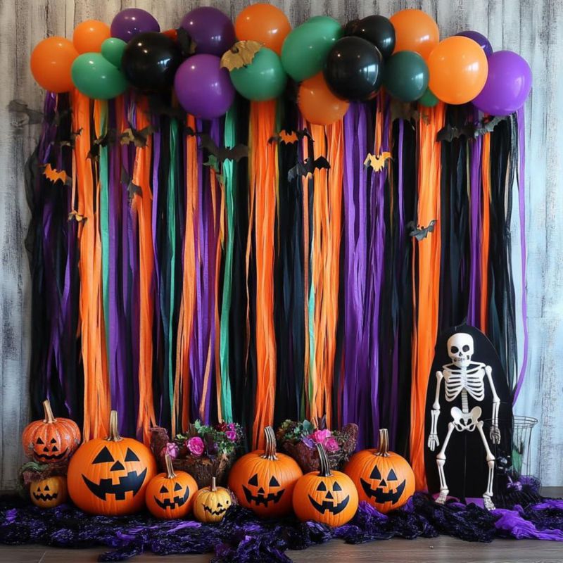 Serpentinas Captain Decor – Pack de 8 (25 m) colores Halloween