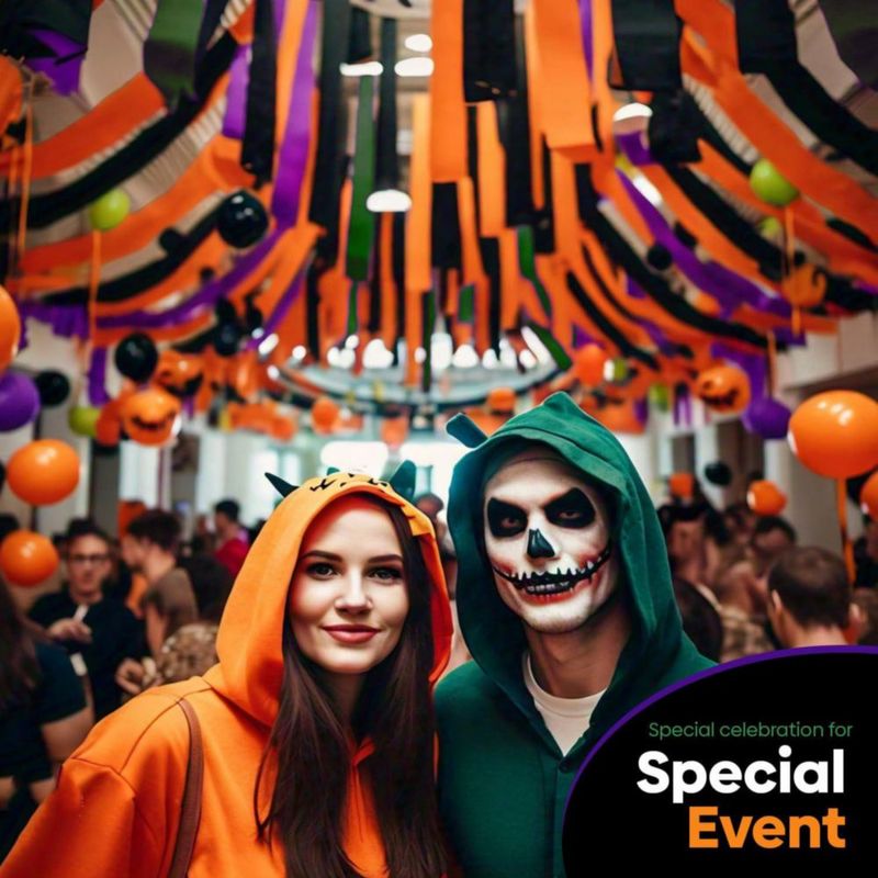 Serpentinas Captain Decor – Pack de 8 (25 m) colores Halloween