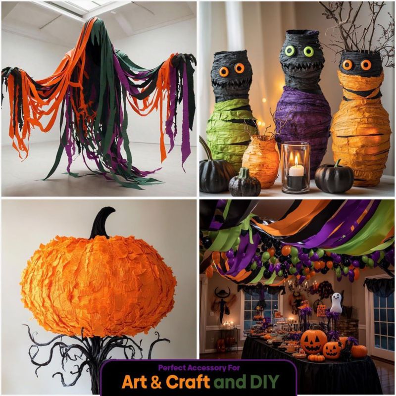 Serpentinas Captain Decor – Pack de 8 (25 m) colores Halloween