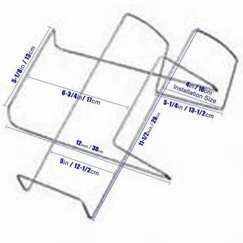 Portacascos Attisstore de Acero Gris para Asiento