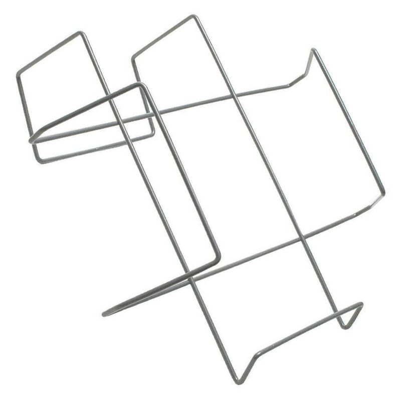 Portacascos Attisstore de Acero Gris para Asiento