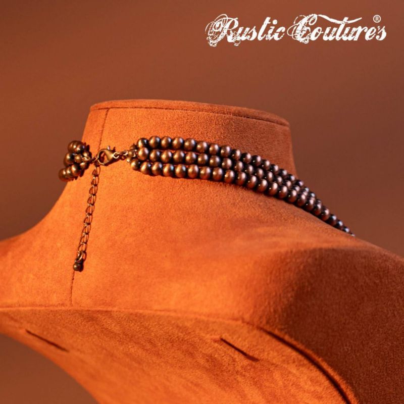 Conjunto de joyería Montana West – Collar de turquesa y pendientes colgantes