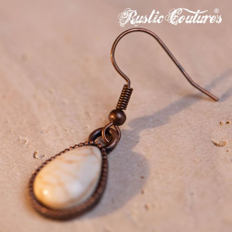 Conjunto de joyería Montana West – Collar de turquesa y pendientes colgantes
