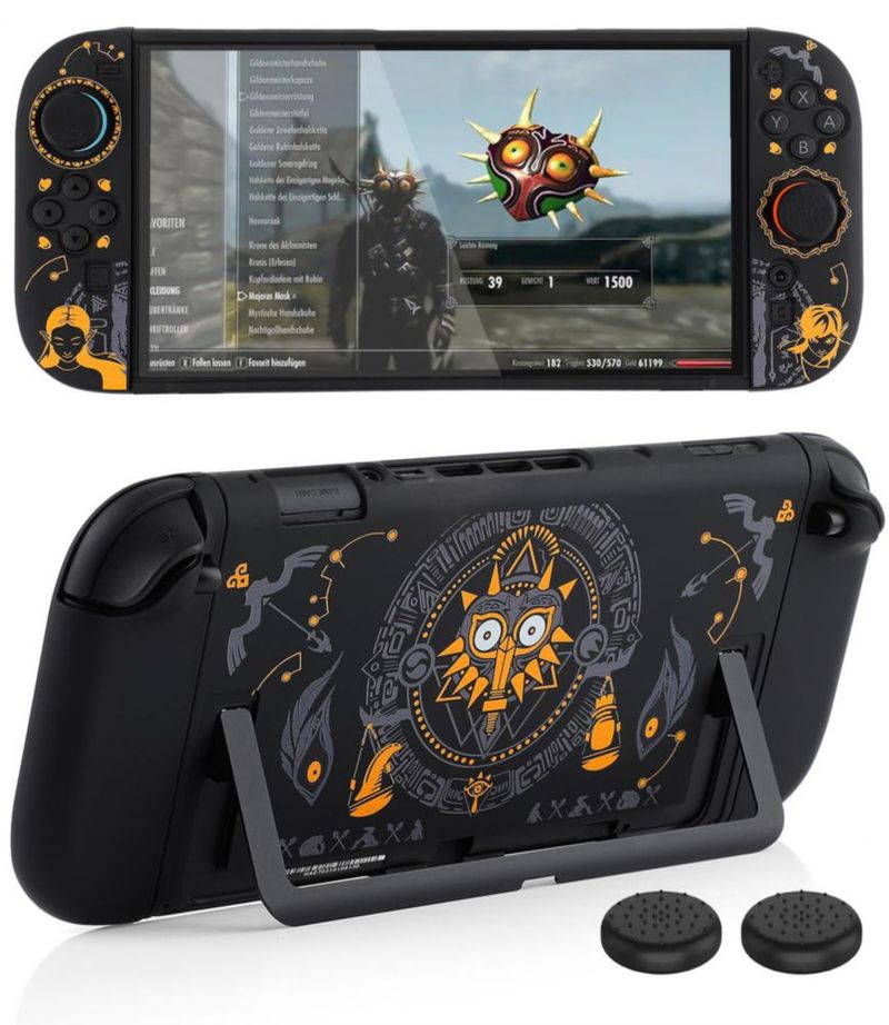 Funda delgada de PC ITONGGUYUKI para Switch 2 + Cubiertas Joy‑Con
