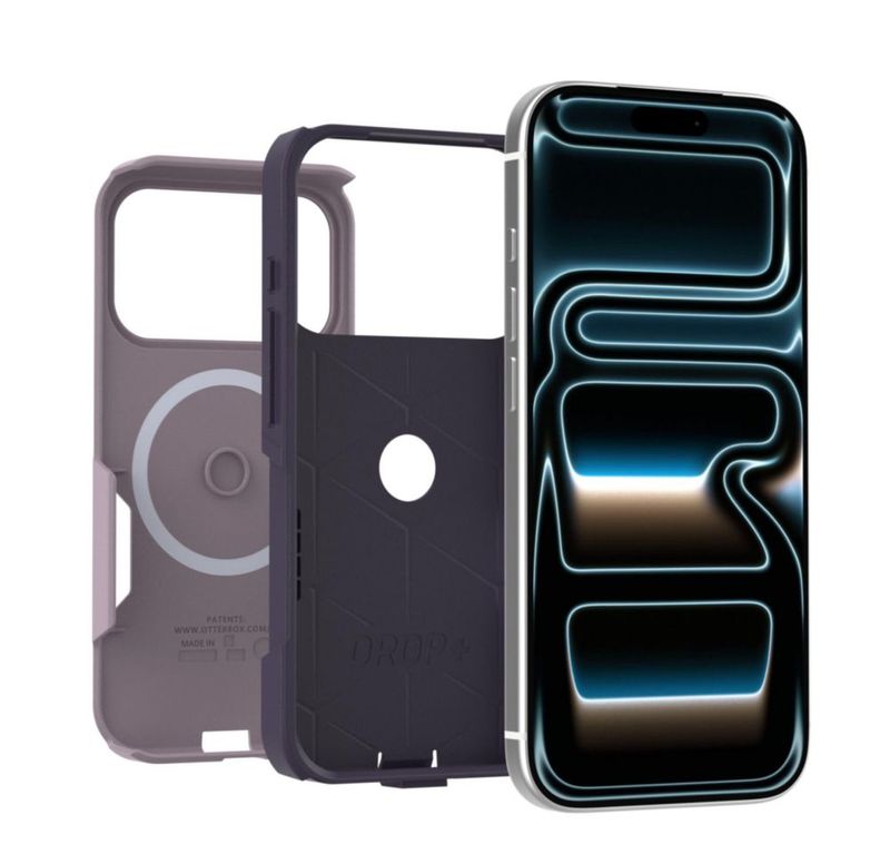 Funda OtterBox iPhone 18/17 Pro Serie Commuter Púrpura