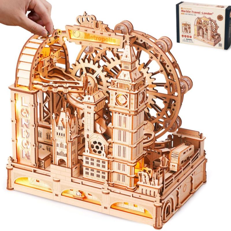 Kit de pista de canicas ROBOTIME EGB01 Night City