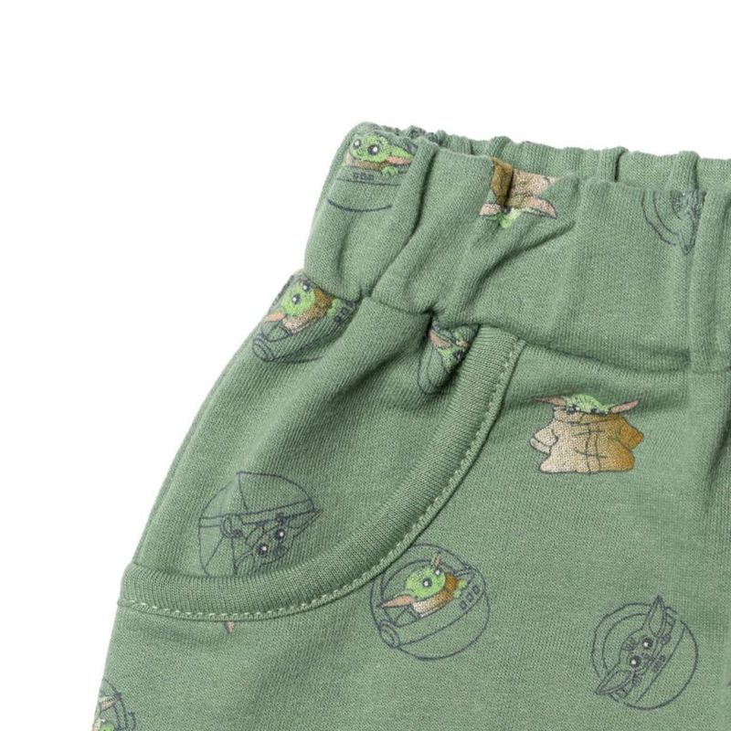 Conjunto STAR WARS Grogu gris verde para niños pequeños talla 6