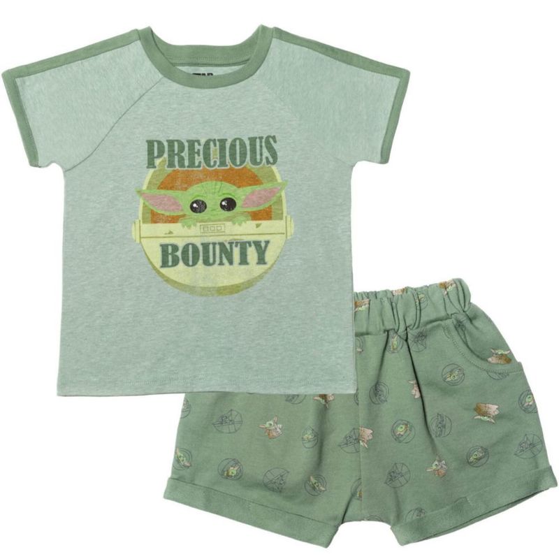 Conjunto STAR WARS Grogu gris verde para niños pequeños talla 6