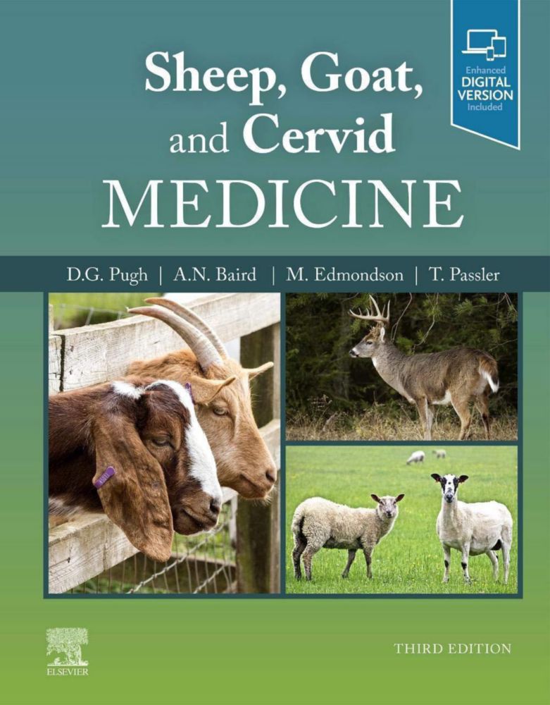 Libro Elsevier de Medicina para Ovejas Cabras y Cérvidos