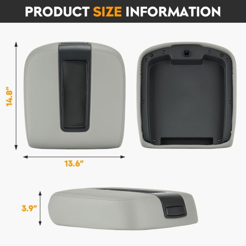 Cubierta de consola central Aeagle gris para Chevrolet/GMC 2007-2014