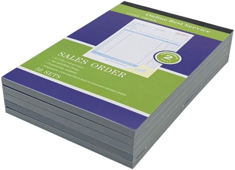 Libro de pedidos MegaDeal 50 juegos 14 cm x 20 cm sin carbono