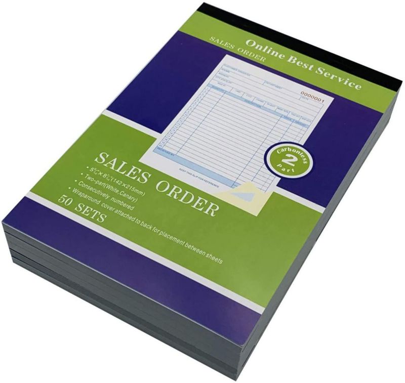 Libro de pedidos MegaDeal 50 juegos 14 cm x 20 cm sin carbono