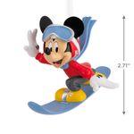 Adorno Hallmark Disney Mickey 7 cm Snowboard