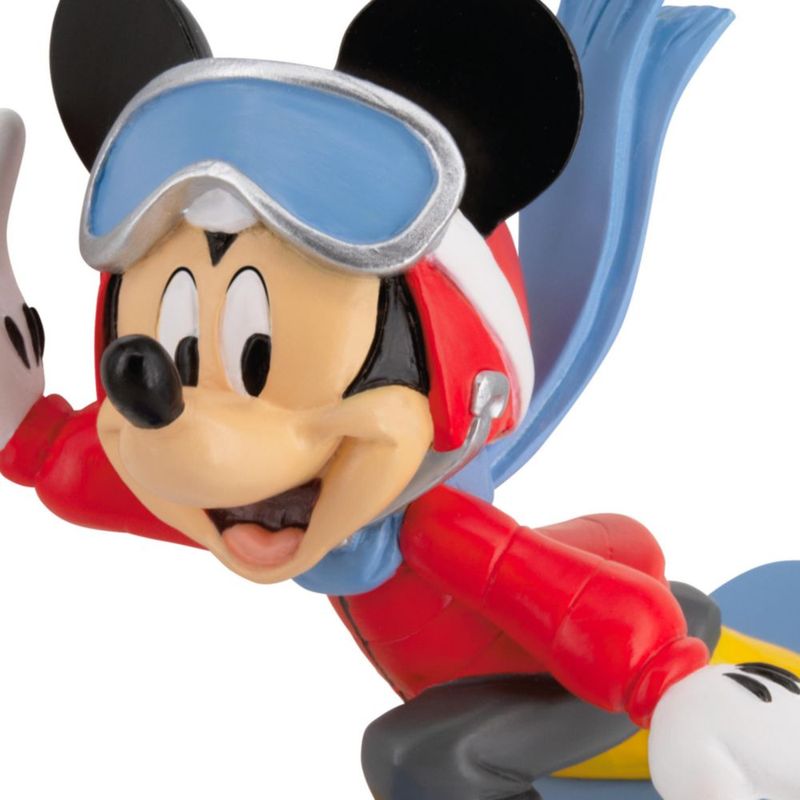 Adorno Hallmark Disney Mickey 7 cm Snowboard