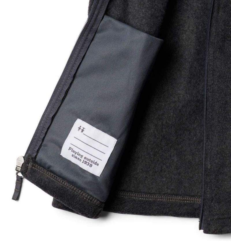 Chaleco de forro polar Columbia 3T gris carbón jaspeado
