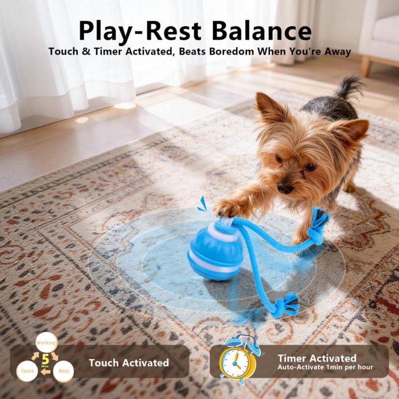 Juguete Interactivo para Perro KiwiLove Recargable USB‑C