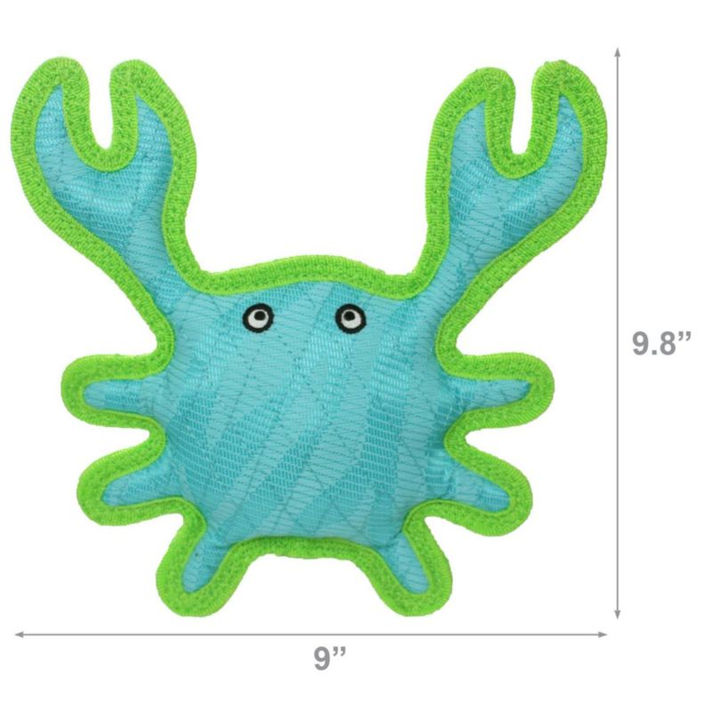 Juguete de Peluche Ultra Duradero DURA FORCE Cangrejo para Perro