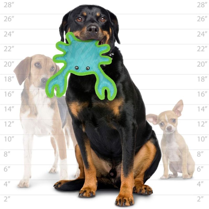 Juguete de Peluche Ultra Duradero DURA FORCE Cangrejo para Perro