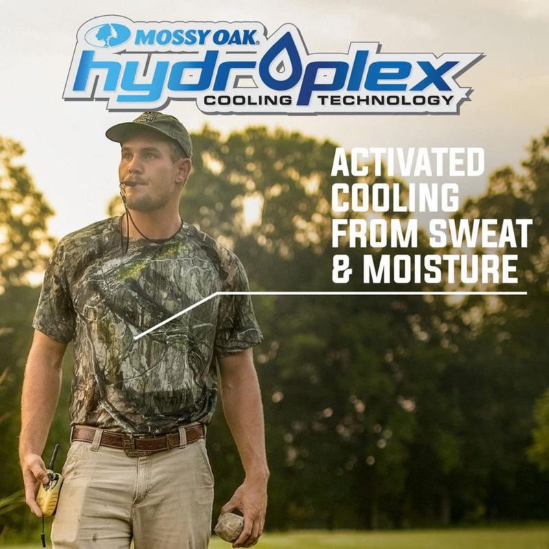 Camiseta de Caza Mossy Oak Performance Stretch con Tecnología de Enfriamiento