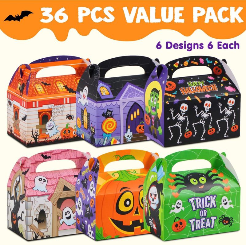 Cajas de golosinas JOYIN 36 uds 14x8x14 cm para fiesta de Halloween