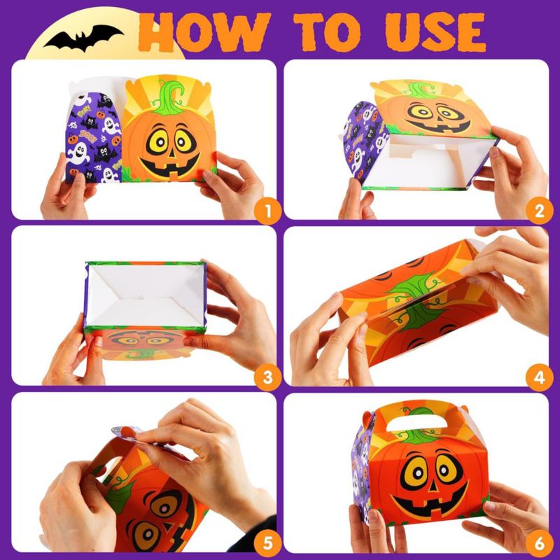Cajas de golosinas JOYIN 36 uds 14x8x14 cm para fiesta de Halloween