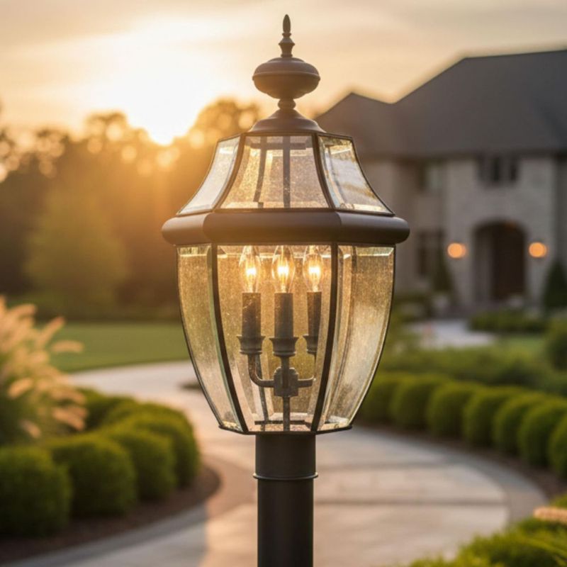 Farol de Poste Generation Lighting 61 cm Negro