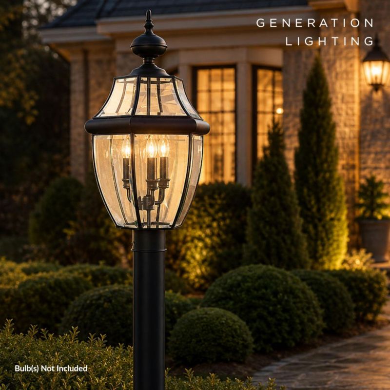 Farol de Poste Generation Lighting 61 cm Negro