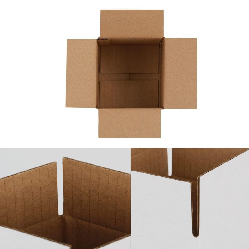 Cajas de envío GHEIR 10x10x10 cm paquete de 50 blancas
