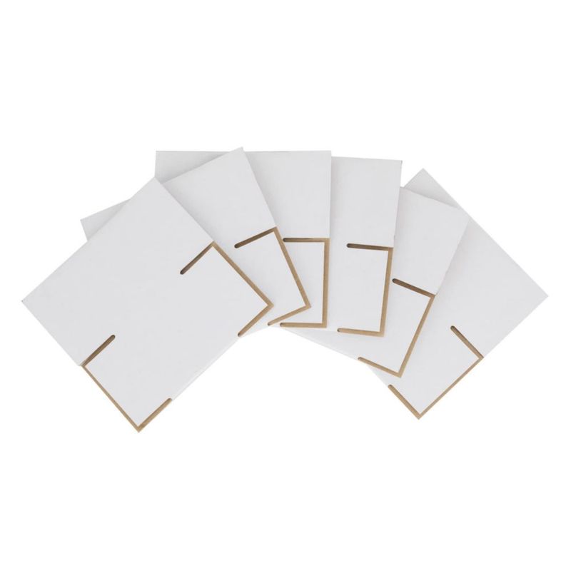Cajas de envío GHEIR 10x10x10 cm paquete de 50 blancas
