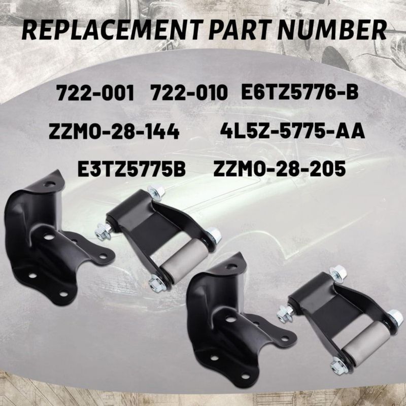Kit de reparación de soporte de horquilla y tirante trasero Gdydi 722-001/722-010