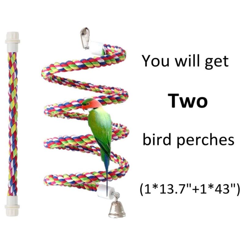 Cuerda elástica Petsvv de Bird Toy para pájaros pequeños
