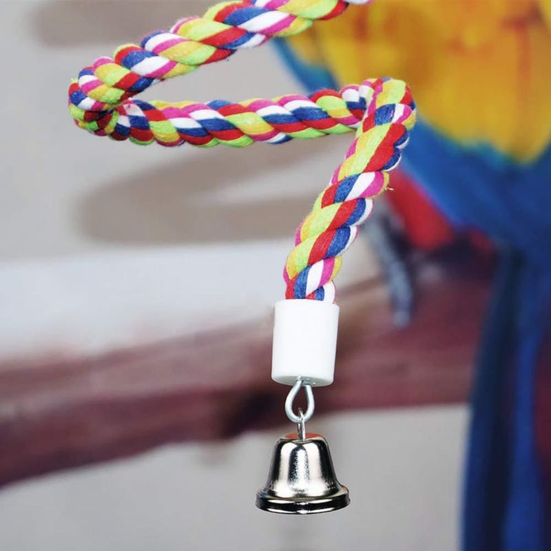 Cuerda elástica Petsvv de Bird Toy para pájaros pequeños
