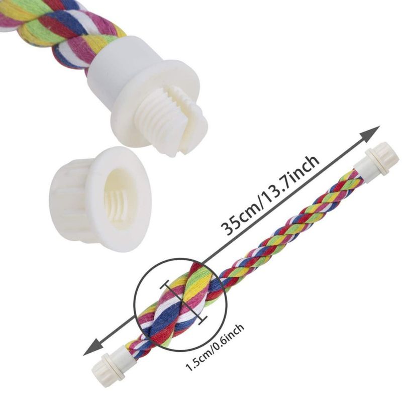 Cuerda elástica Petsvv de Bird Toy para pájaros pequeños
