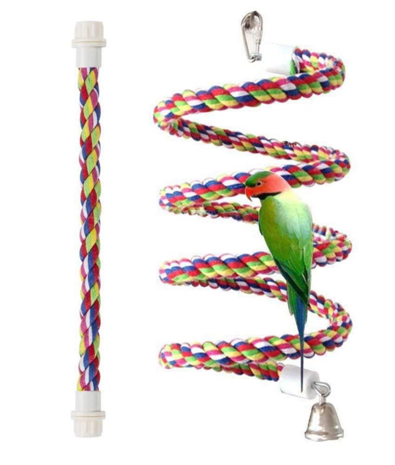 Cuerda elástica Petsvv de Bird Toy para pájaros pequeños