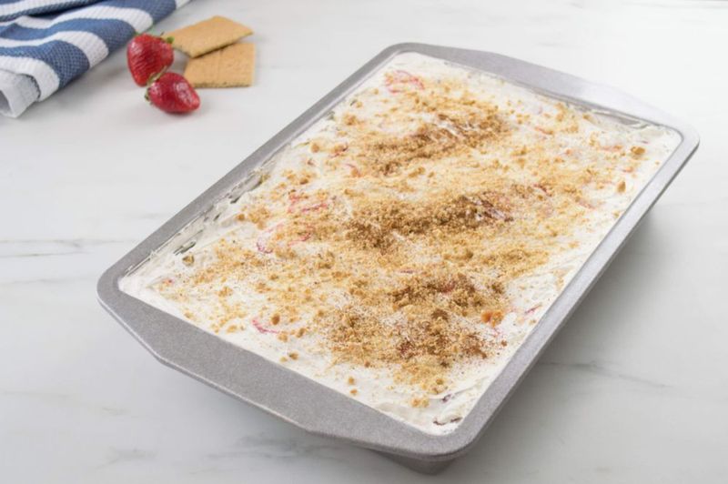 USA Pan American Bakeware Classics Bandeja rectangular de 9 x 13 pulgadas para lasaña pastel y brownie acero aluminizado