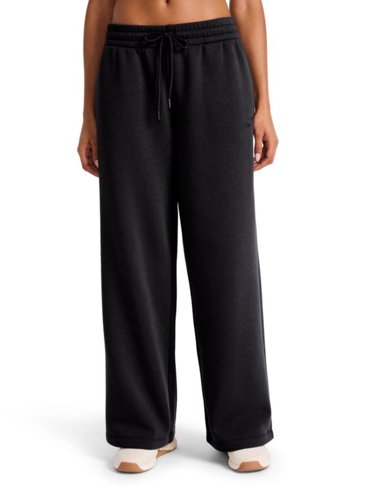 PANTALONES Reebok Pierna Ancha 76 cm Negro Talla Media