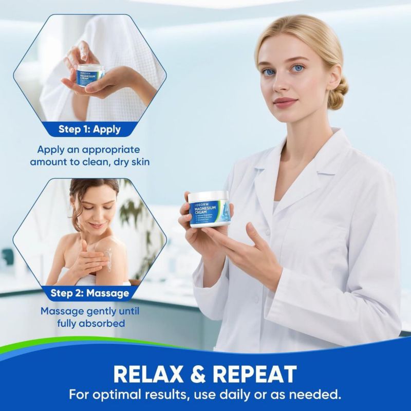 Crema Corporal AOSORW 120 g Magnesio y Niacinamida Freeze