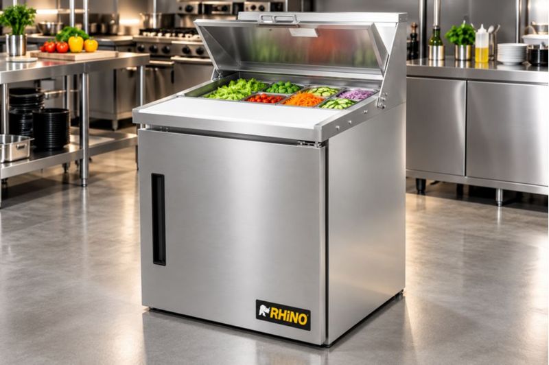Mesa Refrigerada Industrial RHINO MERSAL-27 201 L Preparacion