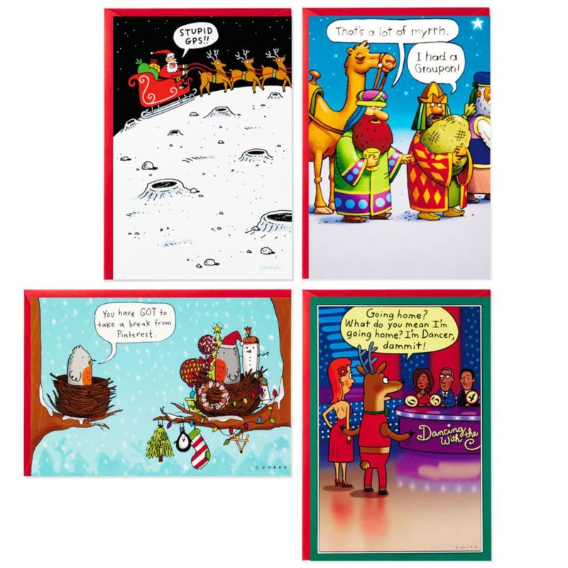 Tarjetas de Navidad Hallmark 24 unidades - Divertidas y variadas