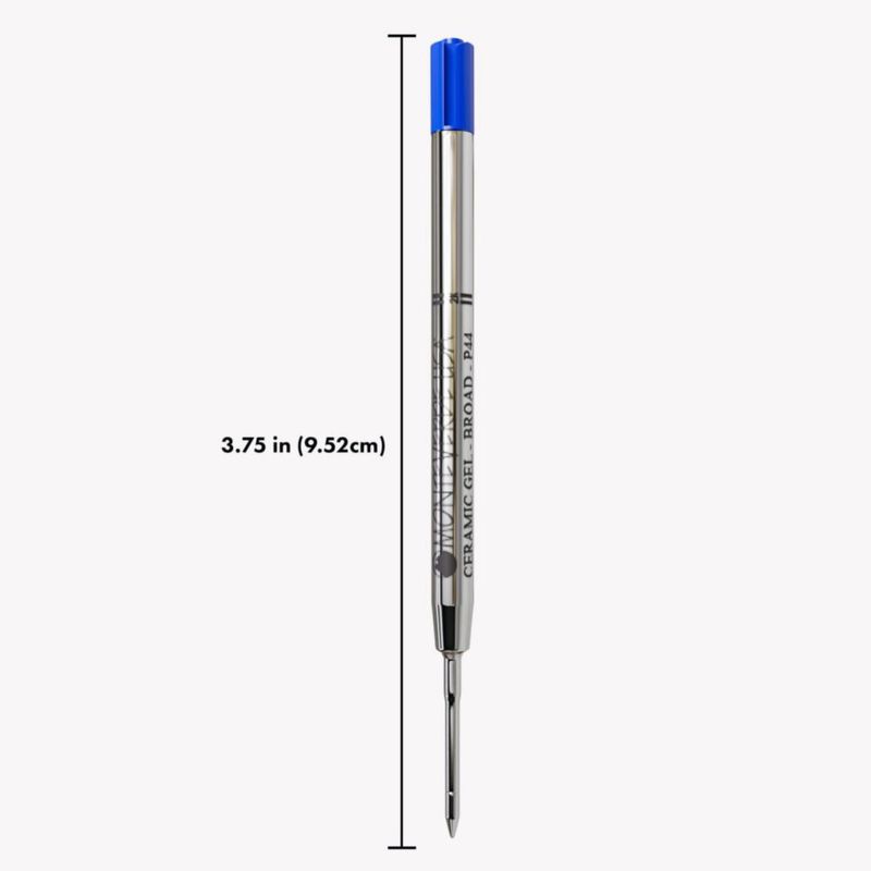 Recarga de Gel Monteverde para Parker Broad Azul - Pack de 2