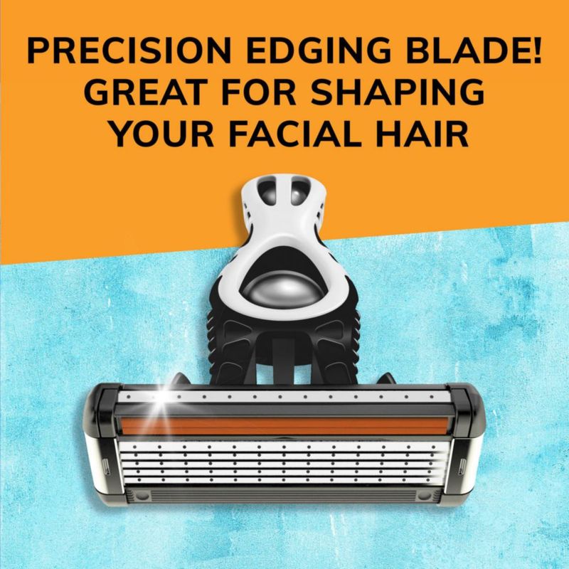 Razor BIC Flex 5 Titanium de 5 hojas desechables para hombre 4 unidades
